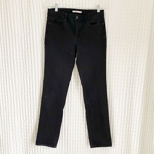 Levi's 712 Slim Fit Black Jeans - Size 29